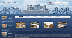 Desktop Screenshot of kapcopackaging.com